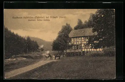 AK Urbach /Harz, Gasthaus Kalkhütte