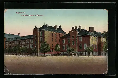 AK Karlsruhe, Grenadierkaserne I. Bataillon