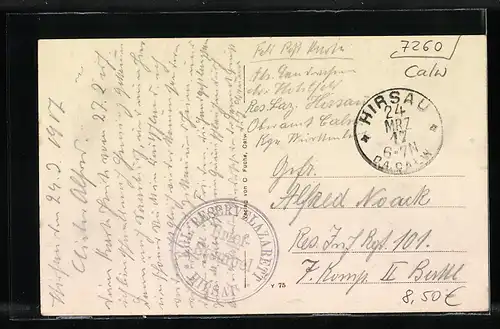 AK Hirsau, Am Reserve-Lazarett