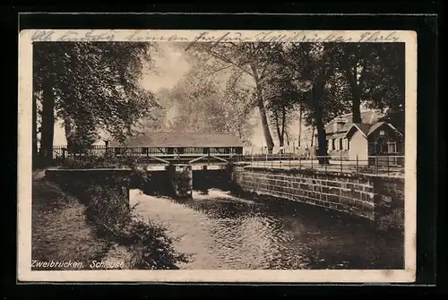 AK Zweibrücken, Blick auf Schleuse