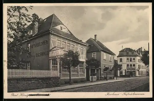 AK Bad König im Odenwald, Kurhaus-Fafnirbrunnen