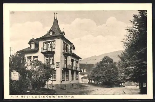 AK Höfen a. d. Enz, Gasthof zum Ochsen