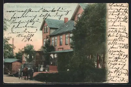 AK Pipping bei Holzminden, Hotel Waldschlösschen