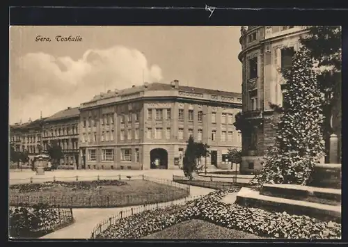 AK Gera, Blick auf die Tonhalle