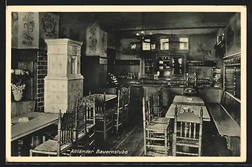 AK Hamburg-Neuenfelde, Fährhaus Klösterburg, Altländer Bauernstube