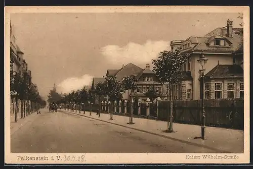 AK Falkenstein i. V., Kaiser Wihelm-Strasse