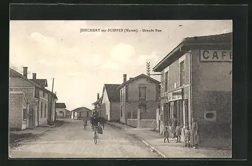 AK Jonchery-sur-Suippe, Grande Rue