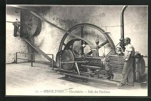 AK Arcis-le-Ponsart, Abbaye d`Igny, Chocolaterie, Salle des Machines