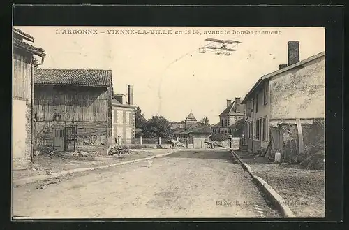 AK Vienne-la-Ville, avant le bombardement 1914
