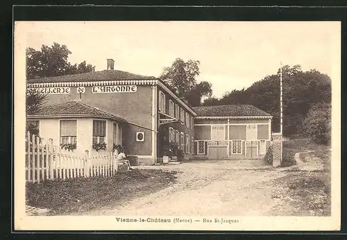 AK Vienne-le-Chateau, Rue Saint-Jacques