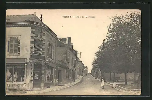 AK Verzy, Rue de Verzenay