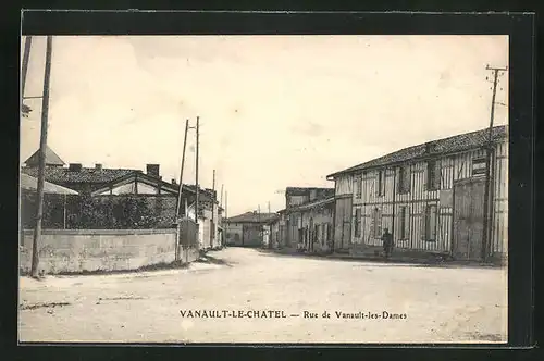 AK Vanault-le-Chatel, Rue de Vanault-les-Dames