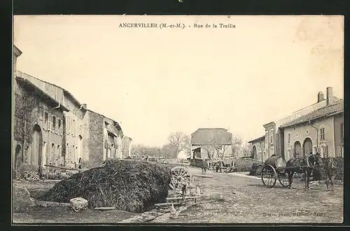AK Ancerviller, Rue de la Treille