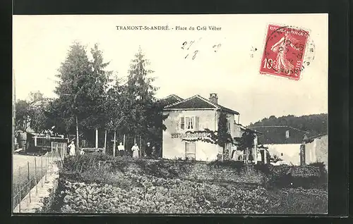 AK Tramont-Saint-André, Place du Cafe Véber