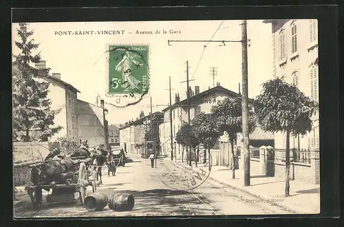 AK Pont-Saint-Vincent, Avenue de la Gare