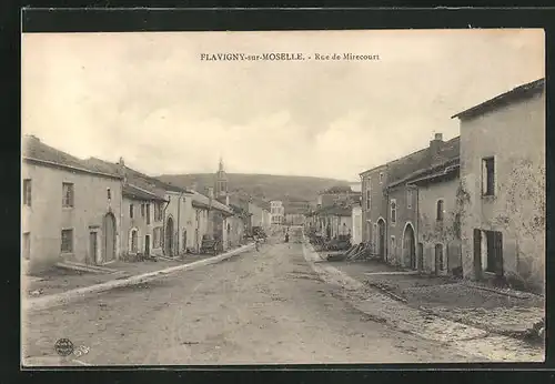 AK Flavigny-sur-Moselle, Rue de Mirecourt