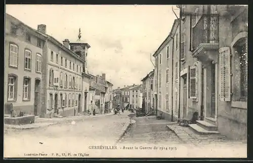 AK Gerbeviller, Avant la Guerre de 1914-1915