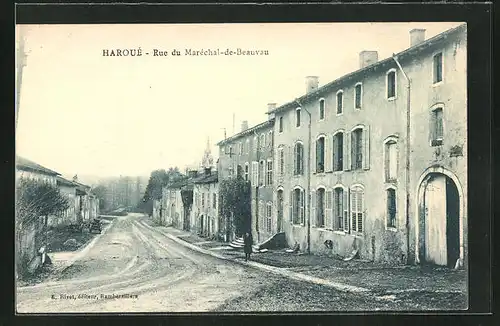AK Haroue, Rue du Marechal-de-Beauvau