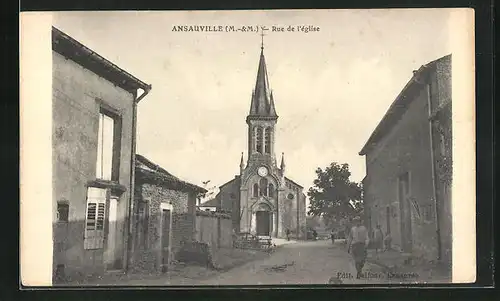 AK Ansauville, Rue de l'Eglise