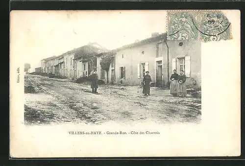 AK Villers-en-Haye, Grande Rue, Cote des Charrois