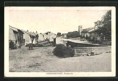 AK Amenoncourt, Ortspartie