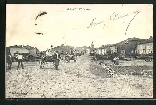 AK Arracourt, Strassenpartie