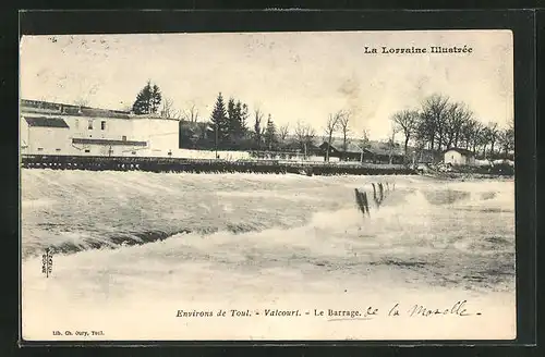 AK Valcourt, Le Barrage, Environs de Toul