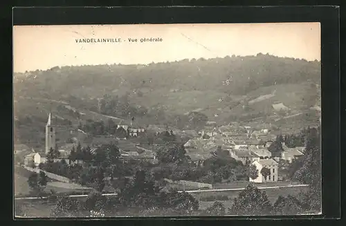 AK Vandelainville, Vue generale, Eglise