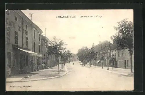 AK Varangéville, Avenue de la Gare