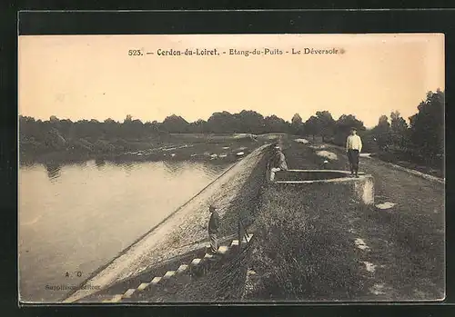 AK Cerdon-du-Loiret, Etang-du-Puits, Le Déversoir