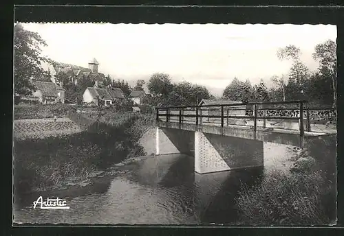 AK Saint-Maurice-sur-Aveyron, Bords de l`Aveyron, vue d`ensemble