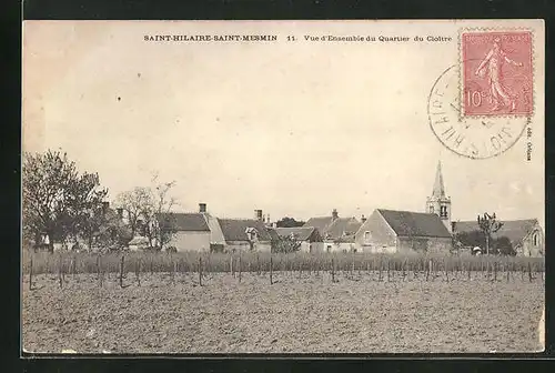 AK Saint-Hilaire-Saint-Mesmin, Vue d`Ensemble du Quartier du Cloitre