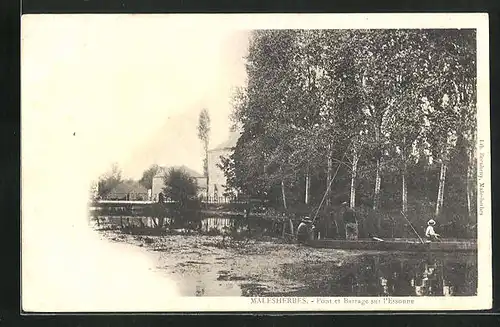 AK Malesherbes, Pont et Barrage sur l'Essonne