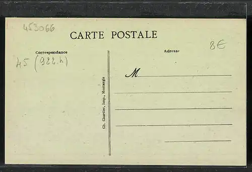 AK Fontenay-sur-Loing, Vue Generale