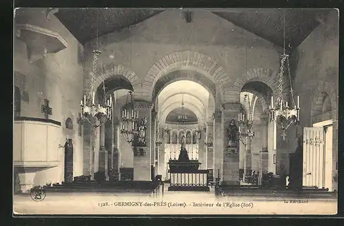 AK Germigny-des-Pres, Interieur de l`Eglise