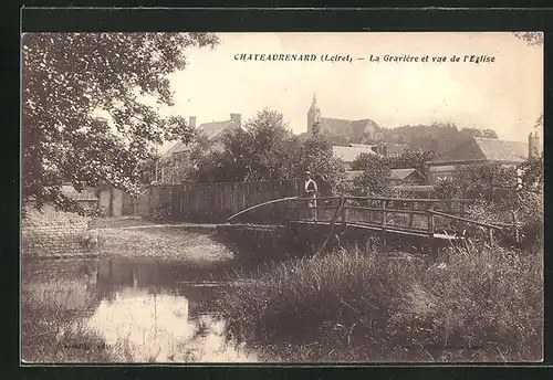 AK Chateaurenard, La Graviere et vue de l'Eglise