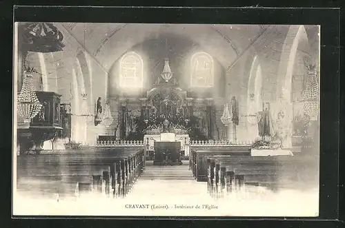 AK Cravant, Interieur de l'Eglise