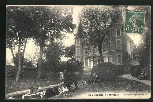 AK La Chapelle-St-Mesmin, Château des Tourelles