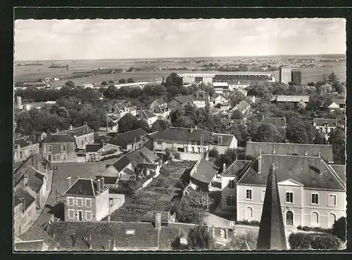 AK Neuville-aux-Bois, Place Saint-Jacques, les Ecoles