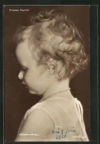 AK Prinzessin Ragnhild im Kleinkindalter