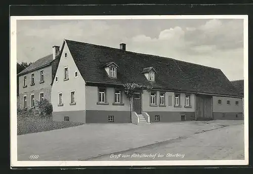 AK Otterberg. Gasthaus Althütterhof von Paul Bremser