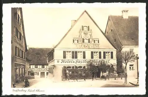 AK Gräfenberg / Oberfr., Hotel und Gasthof Alte Post