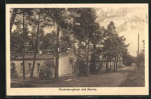 AK Hammelburg / Bayern, Karitas-Kinderheim Marienruhe, Hindenburghaus & Kasino
