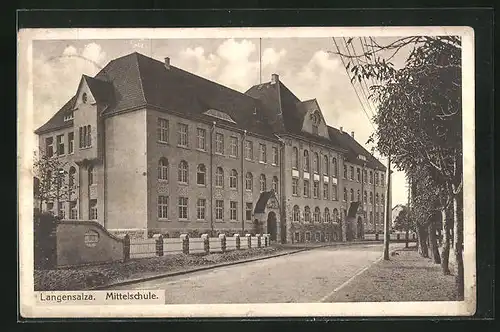 AK Langensalza, Motiv der Mittelschule