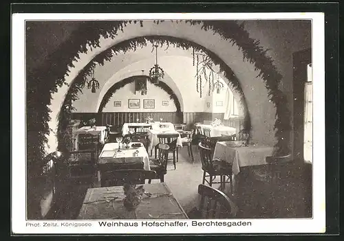 AK Berchtesgaden, Gasthof Weinhaus Hofschaffer