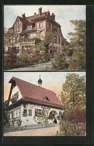 AK Engelthal, Nürnberger Heilstätte, Dorktorhaus und Pförtnerhaus