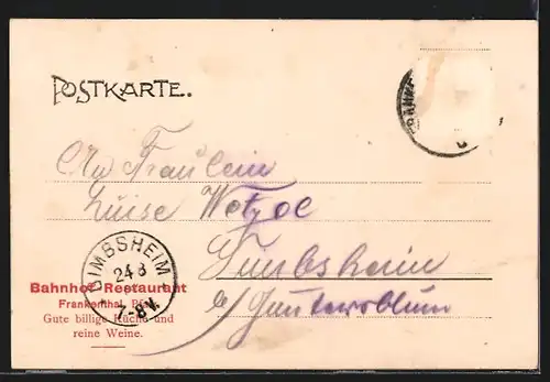 AK Frankenthal /Pfalz, Neues Postamt