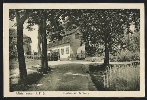 AK Mühlhausen /Thür., Restaurant Tonberg
