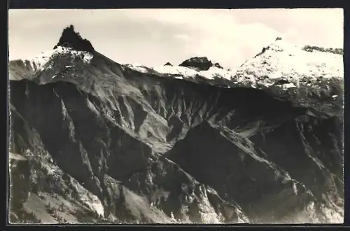 Foto-AK Emanuel Gyger: Tschinggelochthorn, Kinbettihorn, Hinter Entschligen