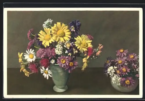 Foto-AK Emanuel Gyger: Alpenblumen